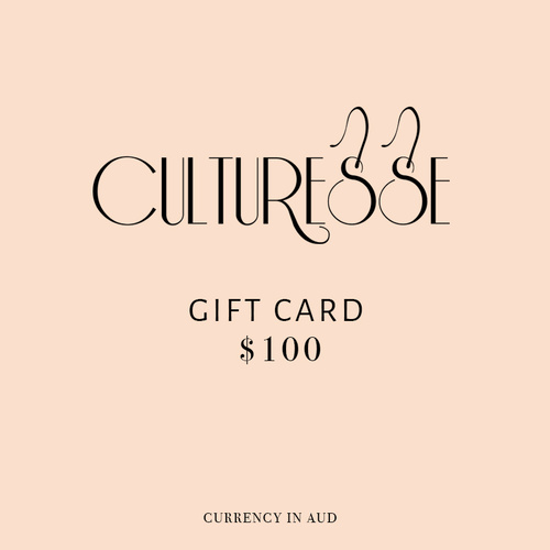 Culturesse $100 Gift Voucher