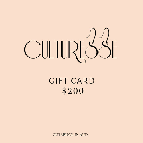 Culturesse $200 Gift Voucher