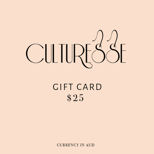 Culturesse $25 Gift Voucher