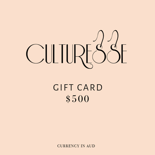 Culturesse $500 Gift Voucher