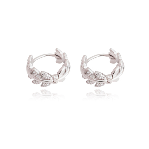 Ember Sterling Silver Dainty Hoop Earrings