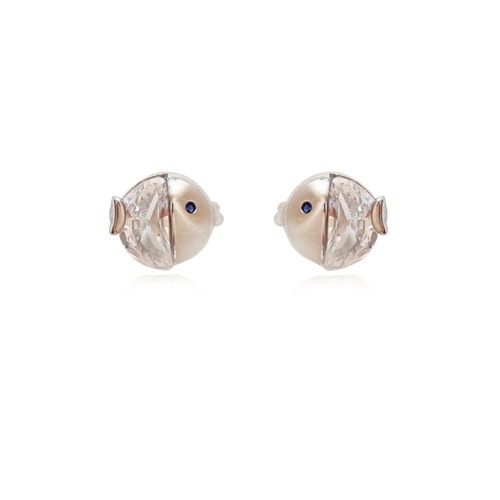 Little Puffer Fish Stud Earrings