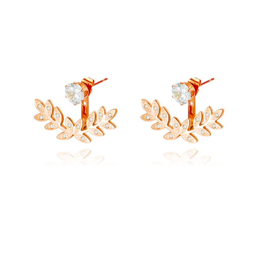 Olevia Rose Gold Stud Earrings