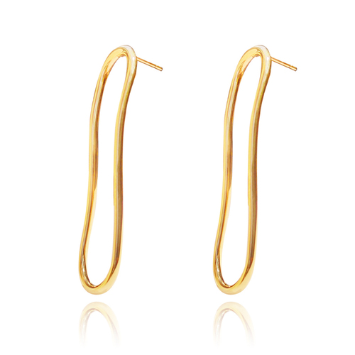 Tiffany Contemporary Flow Earrings (Gold)