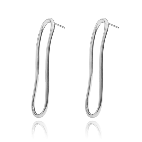 Tiffany Contemporary Flow Earrings (Platinum)