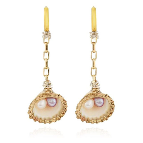 Arielle Shell Treasure Earrings