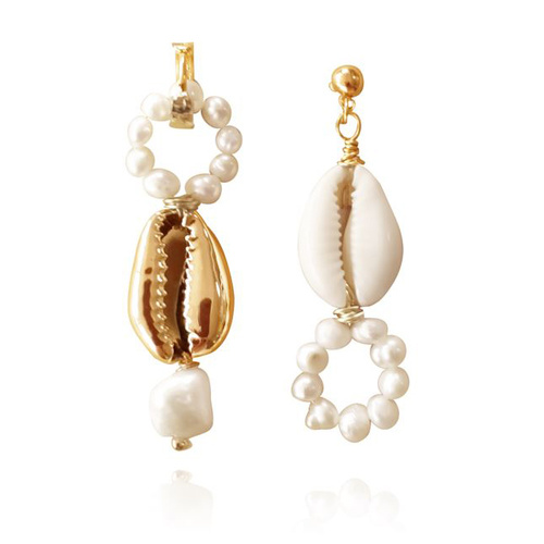 Keira Mismatching Coastal Muse Earrings