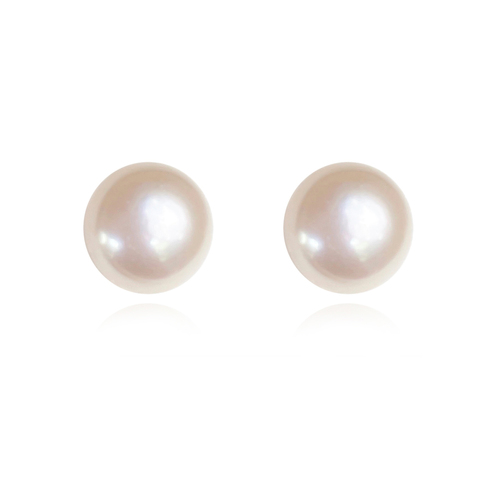 Misha Freshwater Pearl Stud Earrings