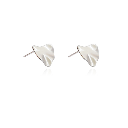 Zooey Artisan Silver Stud Earrings