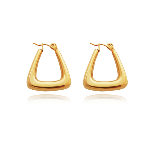 Porter Modern Gold Chic Huggie Earrings