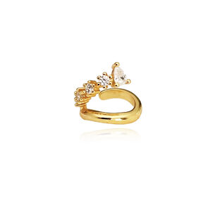 Bente Artisan Diamante Cuff Earring (Gold)