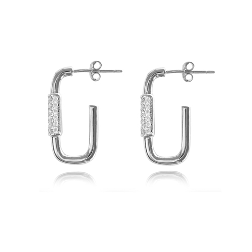 Fletcher U Earrings (Silver)