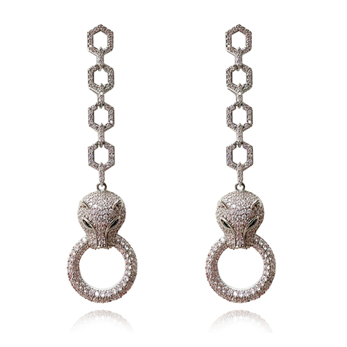 Bengali Luxury Leopard Ring Earrings