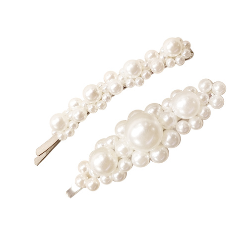 Alexis Vintage Pearly Barrette Set