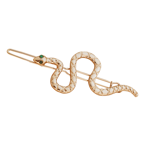 Anemone Gold Serpent Barrette
