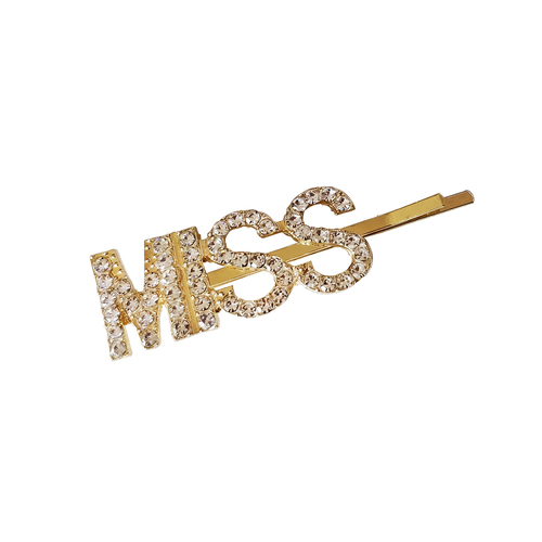 Miss Rhinestone Hair Clip