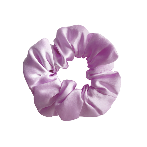Laurie Mulberry Silk Scrunchie (Lilac)